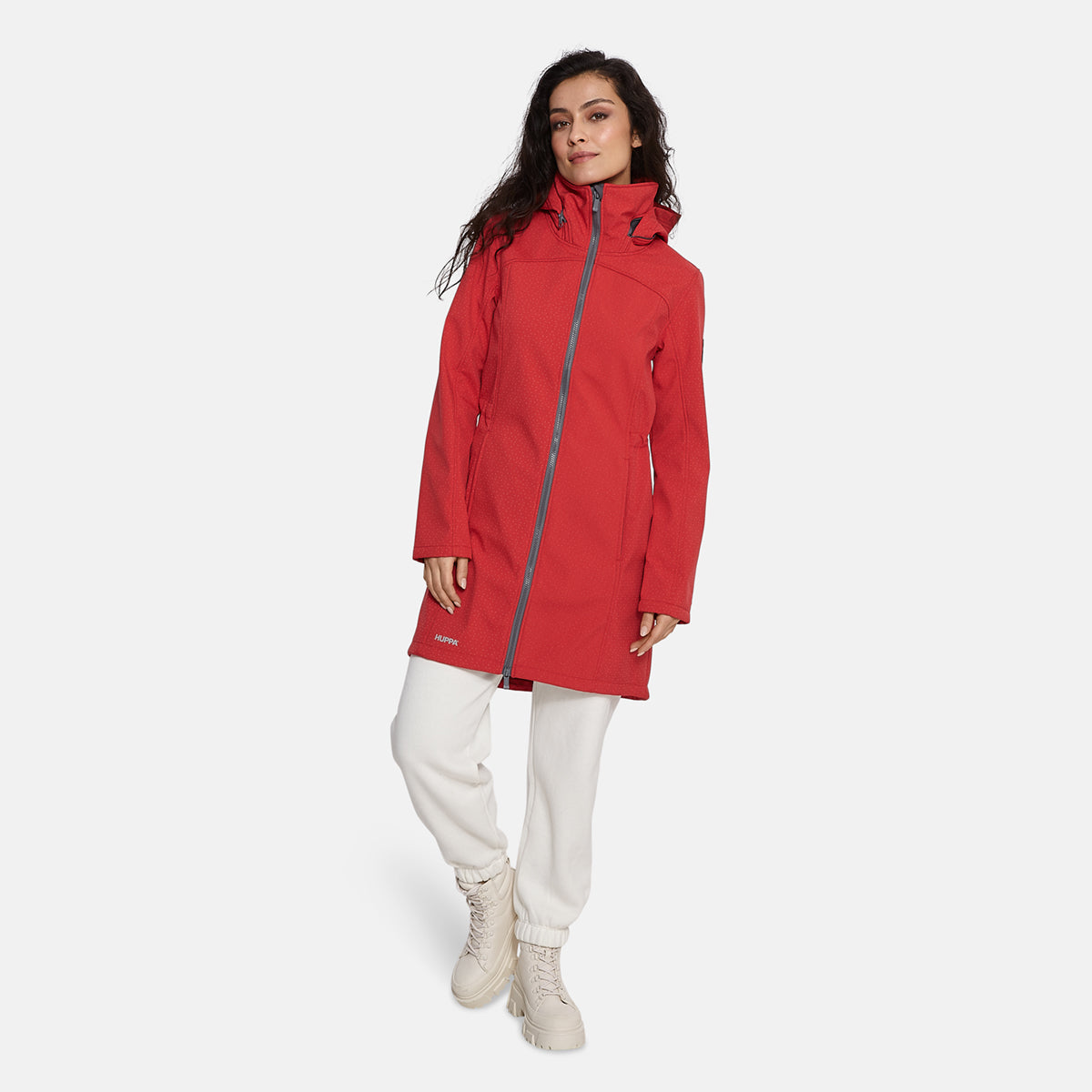 Huppa Womens softshell coat AVA - red