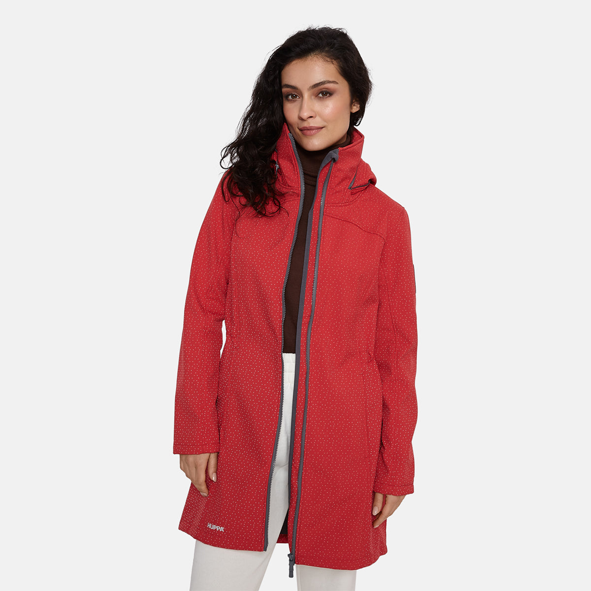 Huppa Womens softshell coat AVA - red