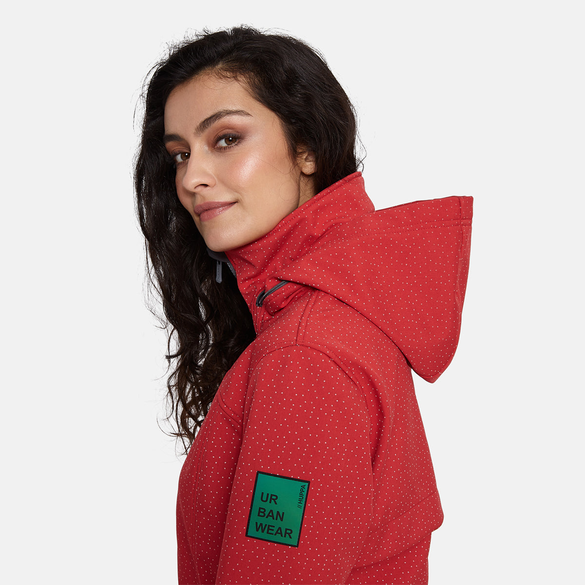 Huppa Womens softshell coat AVA - red