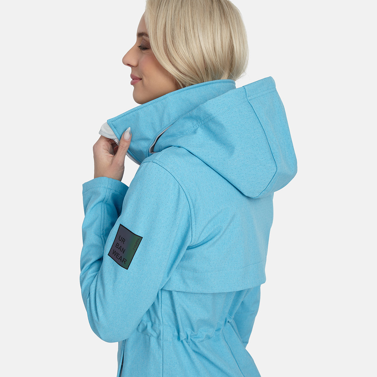 Huppa Womens softshell coat AVA - light blue