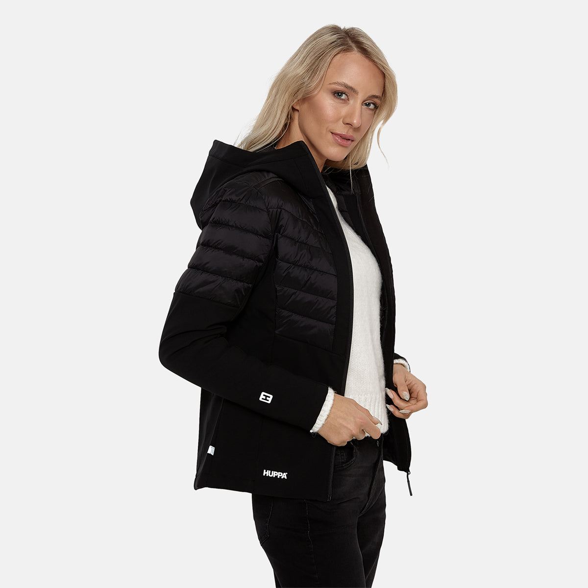 Huppa Womens hybrid jacket ARIA - black