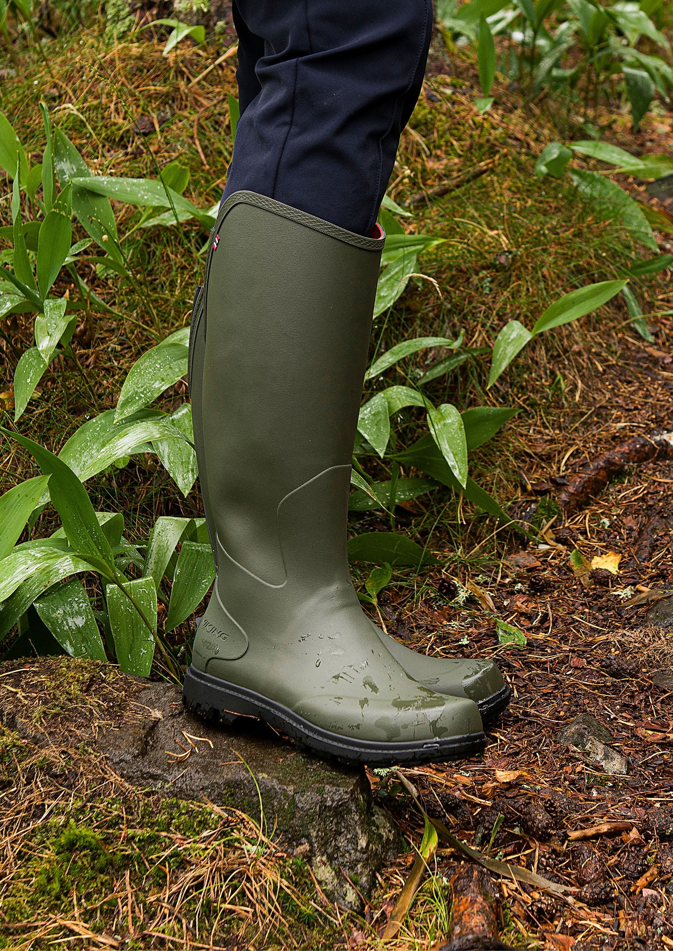 Viking RYPE Huntinggreen Rubber Boot